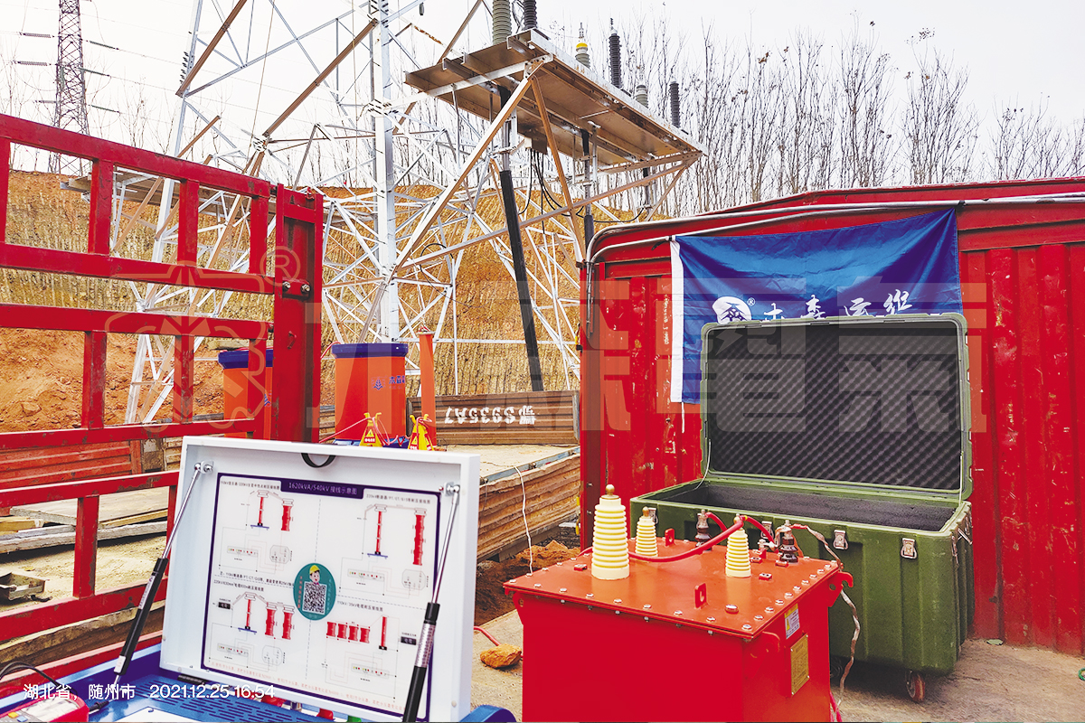 湖南常德110kv 1000mm² 7.6km 长电缆交流耐压试验